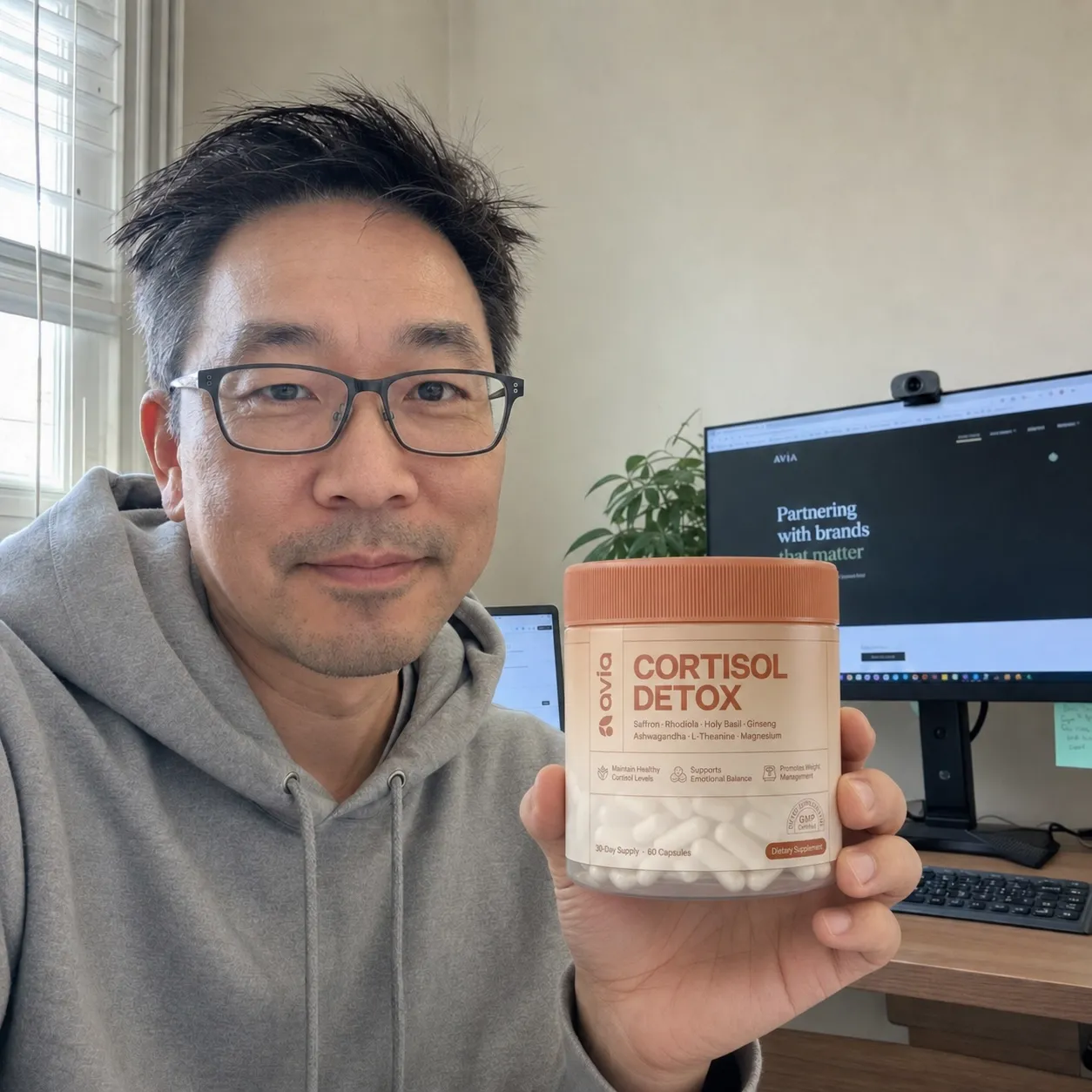 Customer with Avia Cortisol Detox