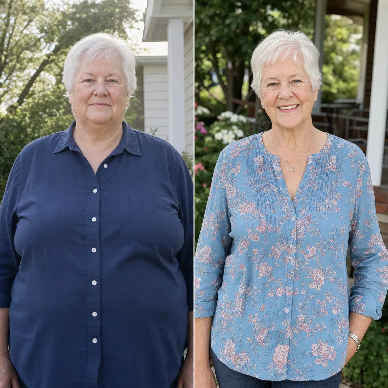 Susan Palmer before and after Cortisol Detox