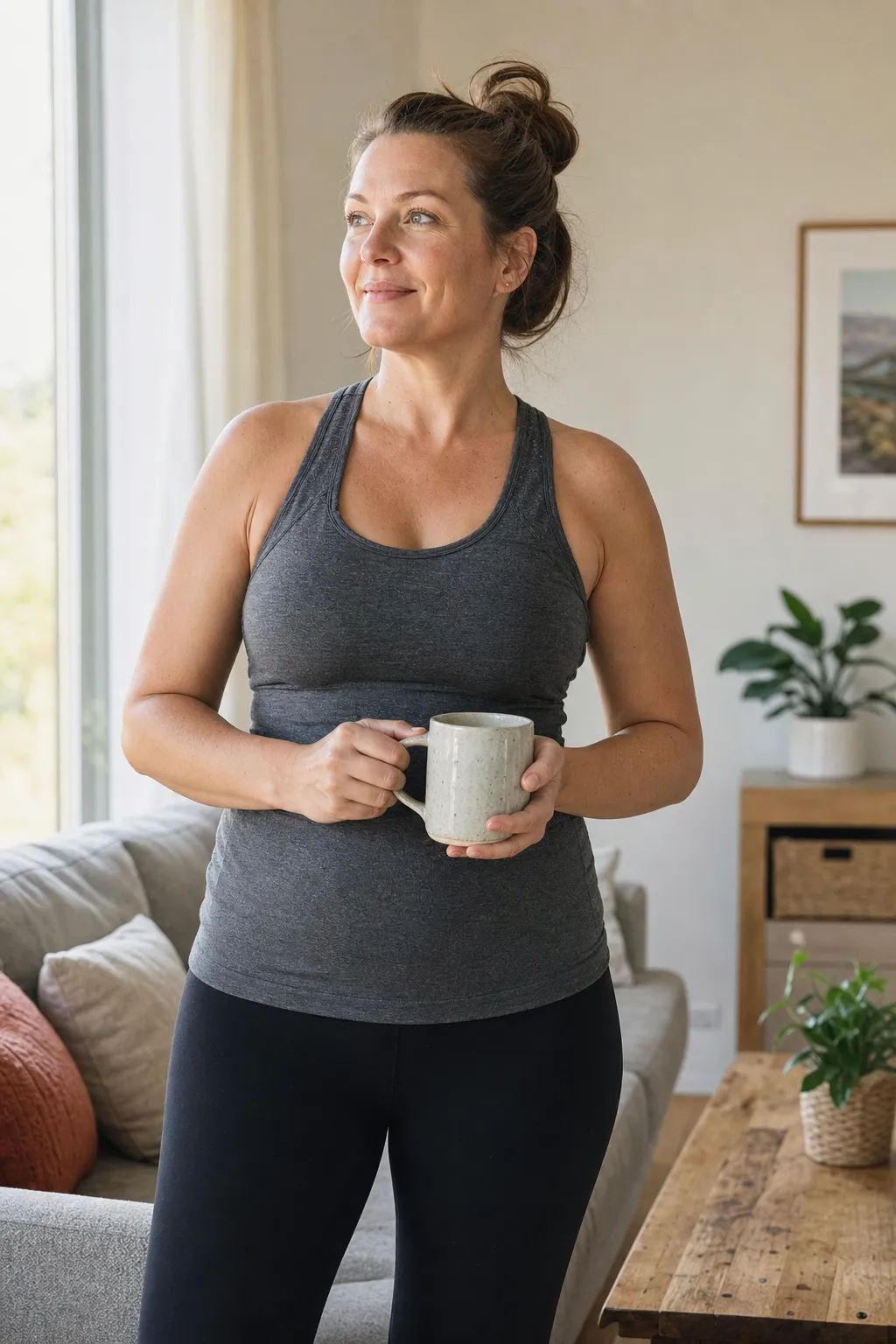 Woman on her cortisol reset journey